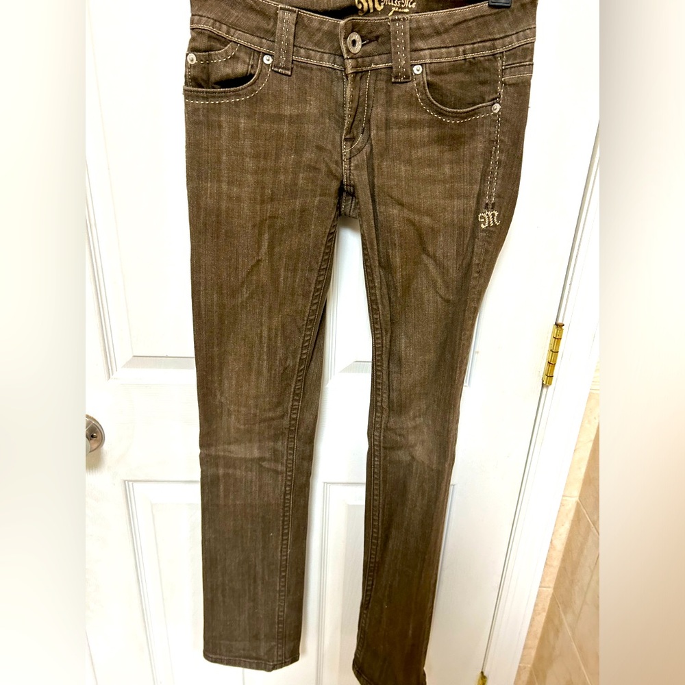Straight leg denim